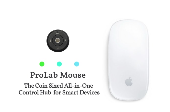 画期的！確実操作のコインサイズ・コントローラー『ProLab Mouse