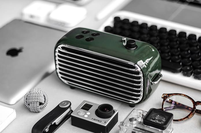 【新品】Lofree Poison bluetooth スピーカー レトロ可愛いが、そのパワフルな音圧はホンモノ！Lofree Poison