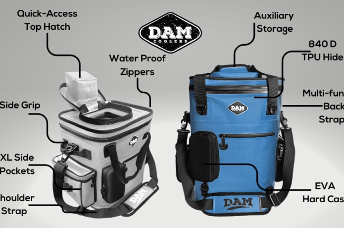 DAM COOLERS: ULTIMATE SOFTSIDES: TOUGH & VERSATILE | Indiegogo