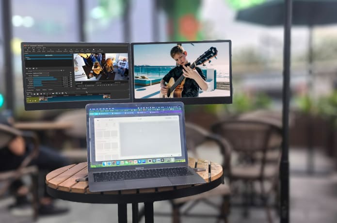 楽天 Laptomo Z2:True Mobile Triple Screen Workstation | Indiegogo その他