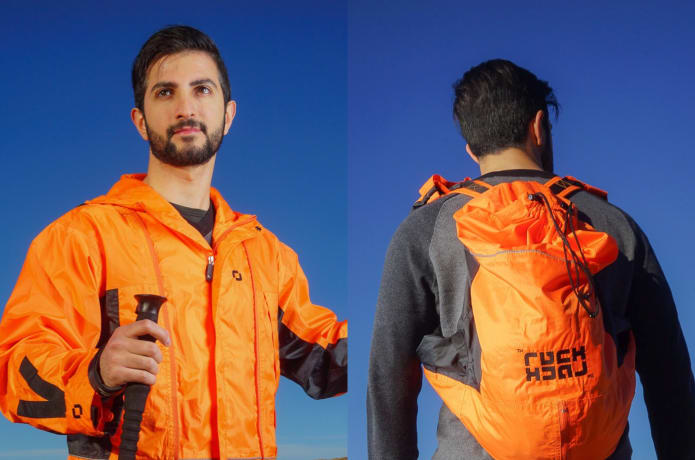 Convertible Jacket Backpack Patented Indiegogo