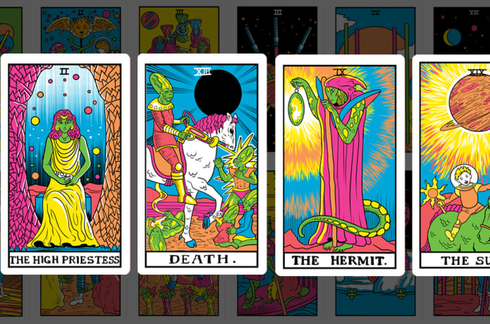The Psychedelic Space Tarot | Indiegogo