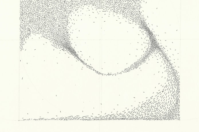 Ink study on the theme of flow and movement. Ink drawing on A4 220gm acid free heavyweight paper.