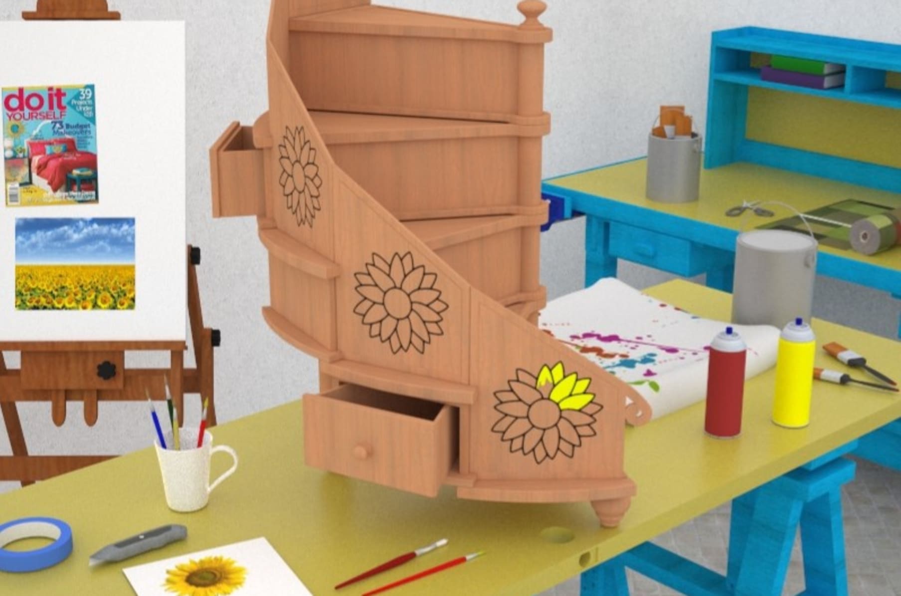 Sophipet spiral pet stairs sale