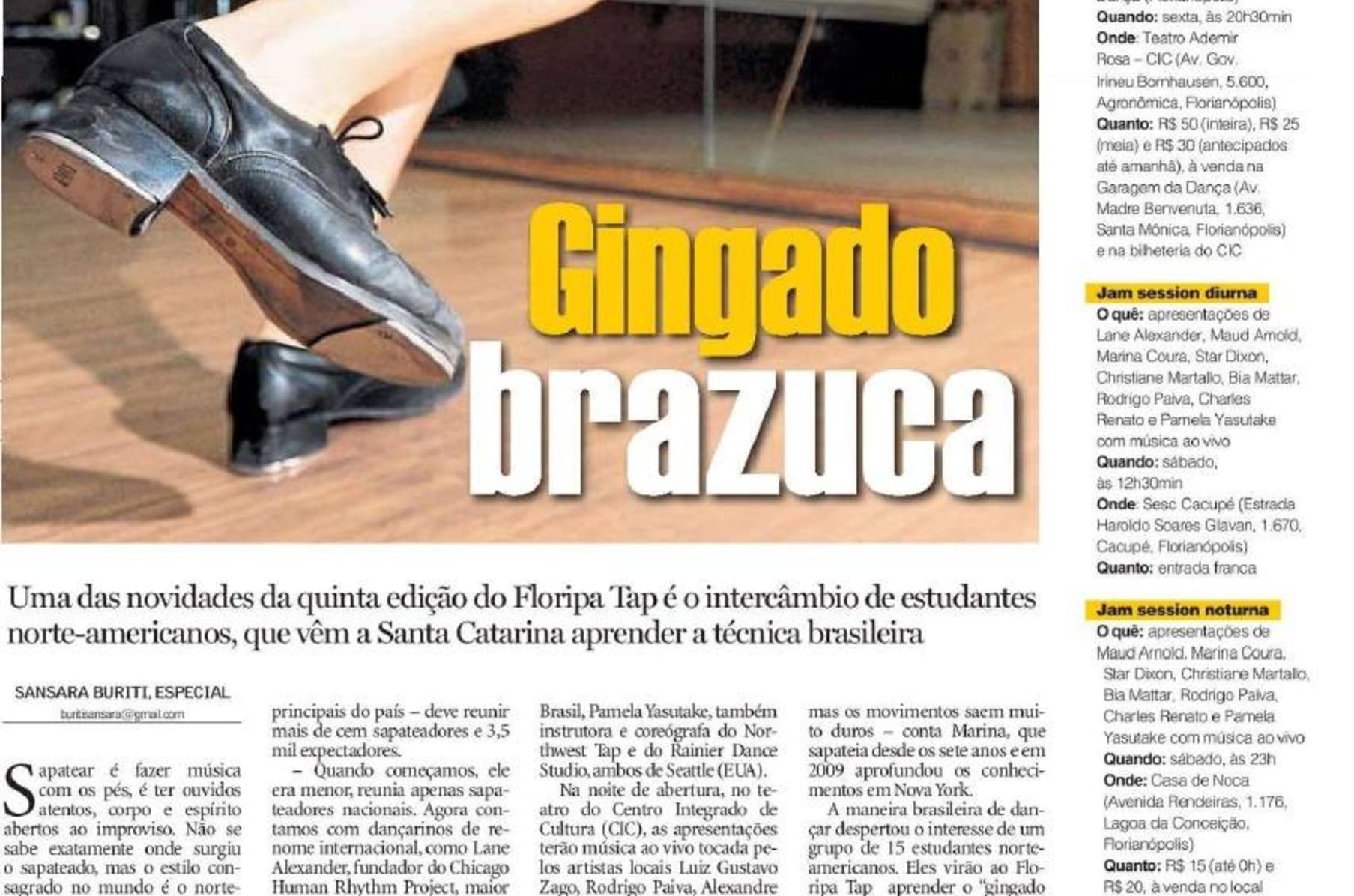 Floripa Tap Festival Internacional De Sapateado Indiegogo