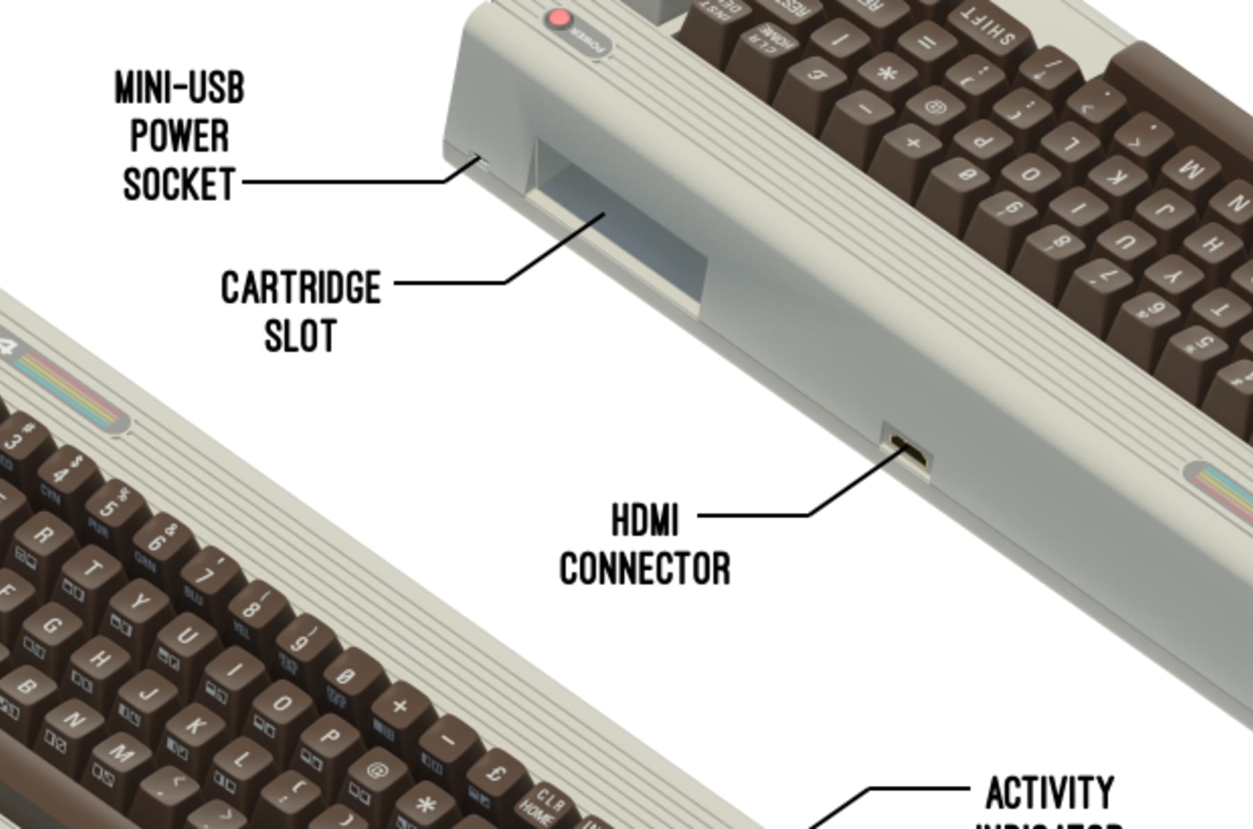 retro games c64 maxi