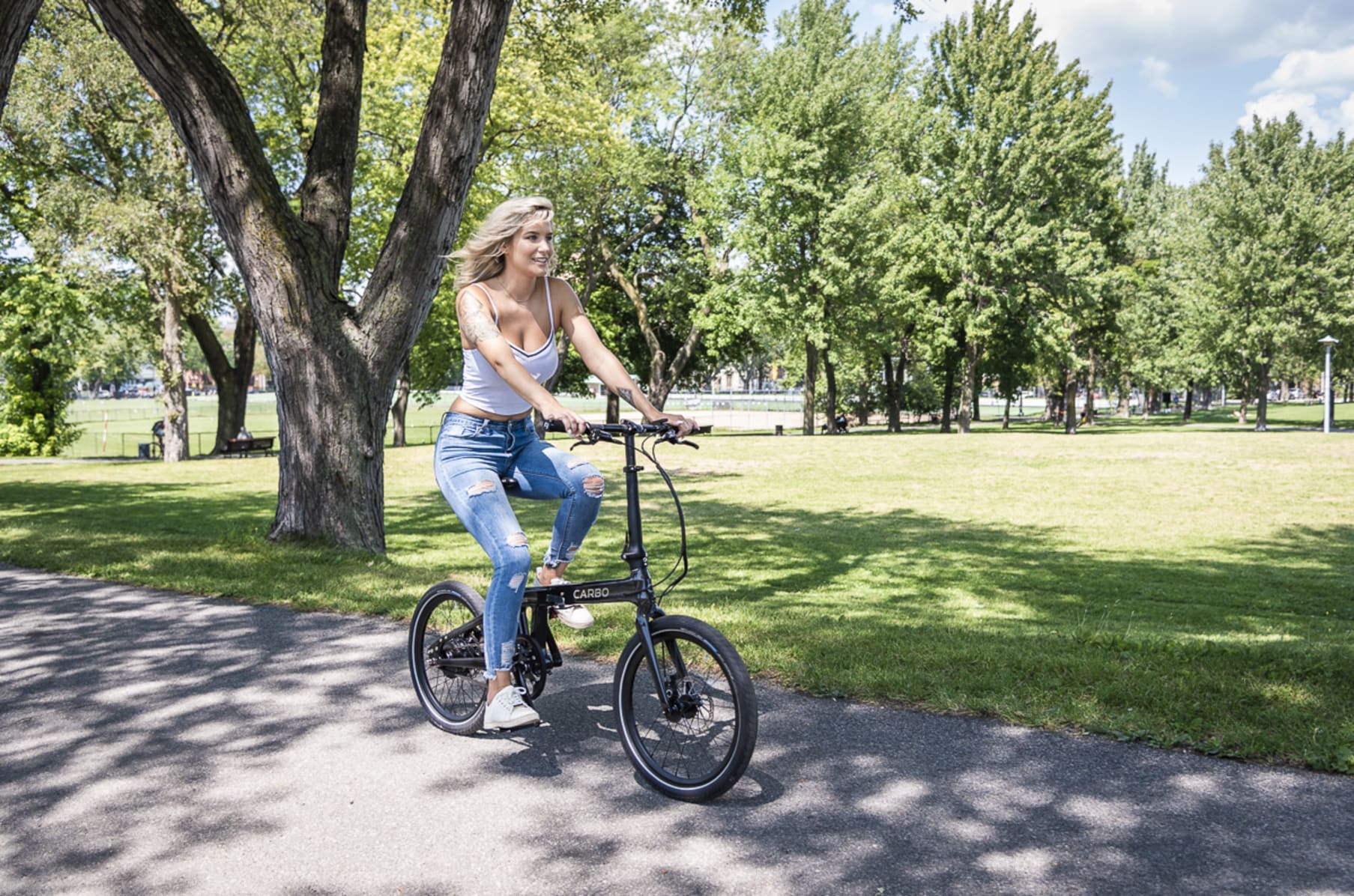 carbo folding bike