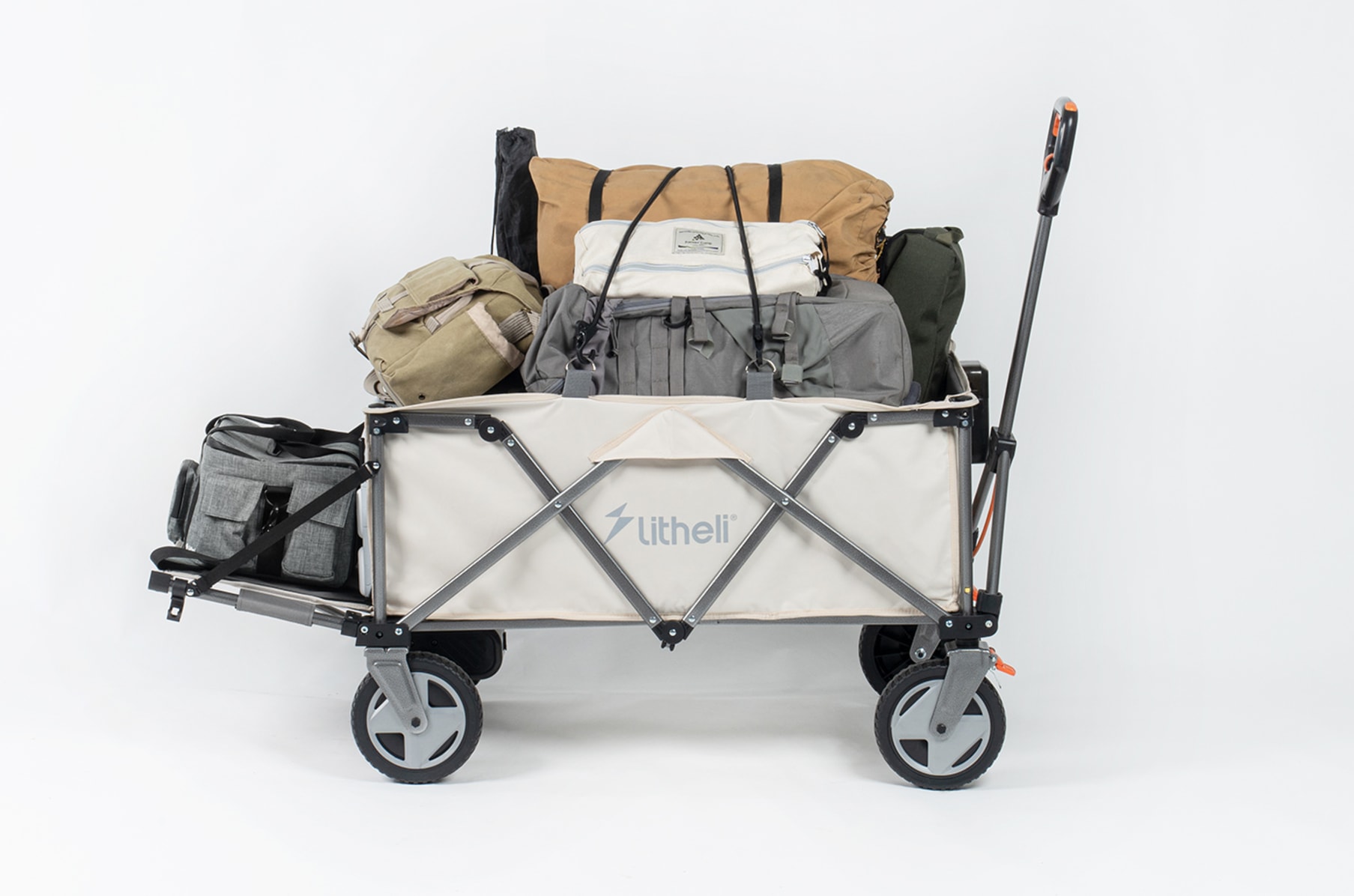 Litheli Electric Utility Wagon - Powered Cart with Foldable Design