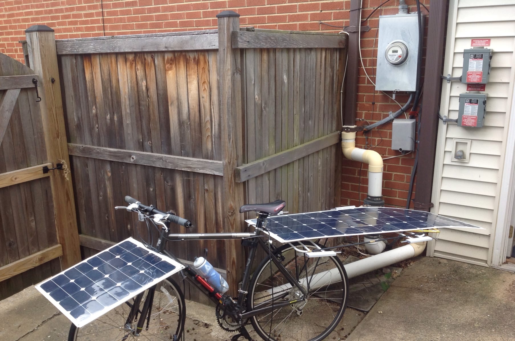 solar bike trailer