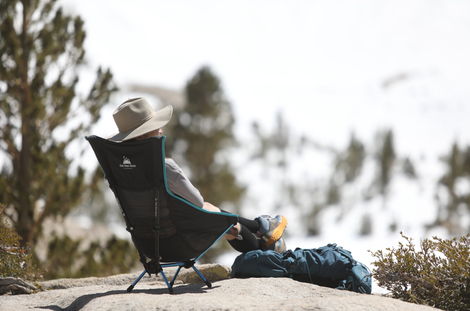 Trekking pole chair online