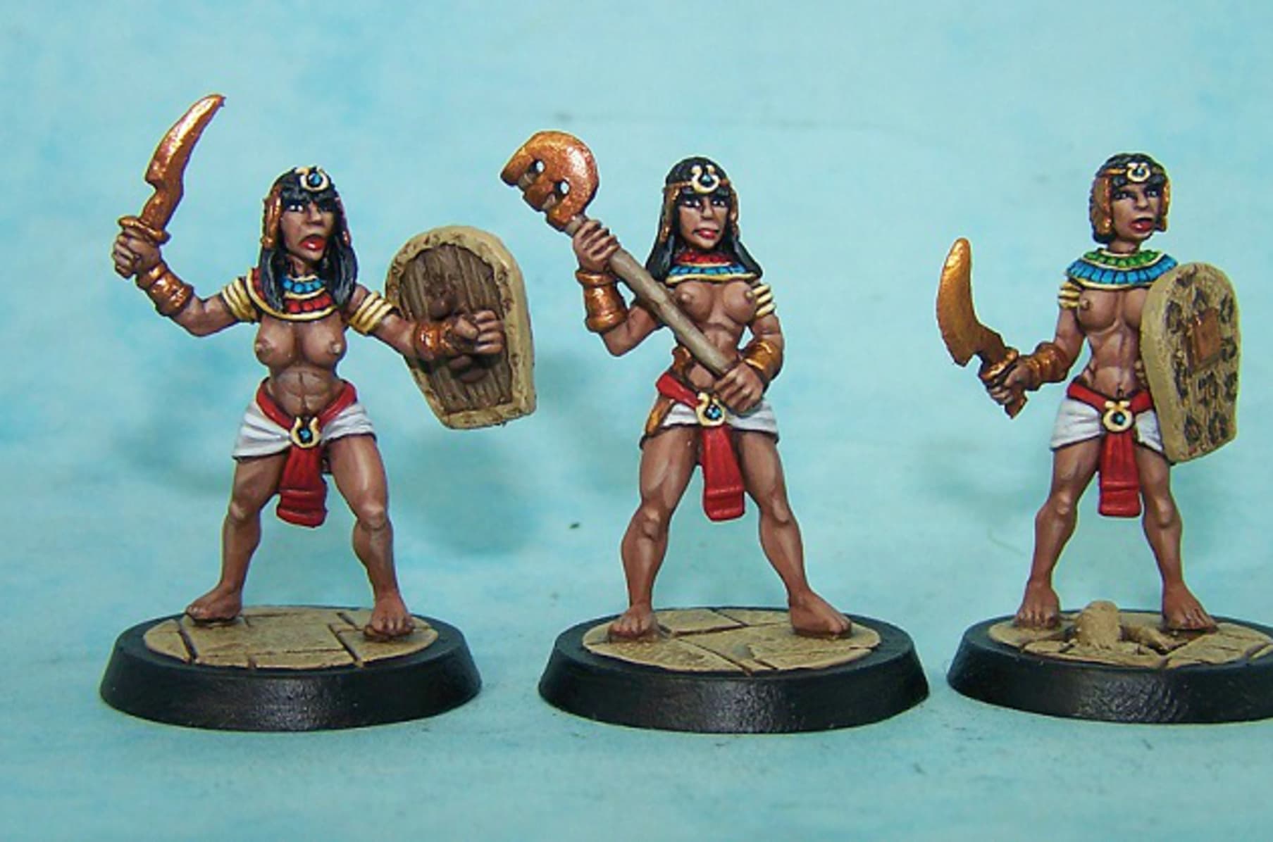 55mm Resin Egyptian woman warrior Unpainted Unassembled TD-2334 