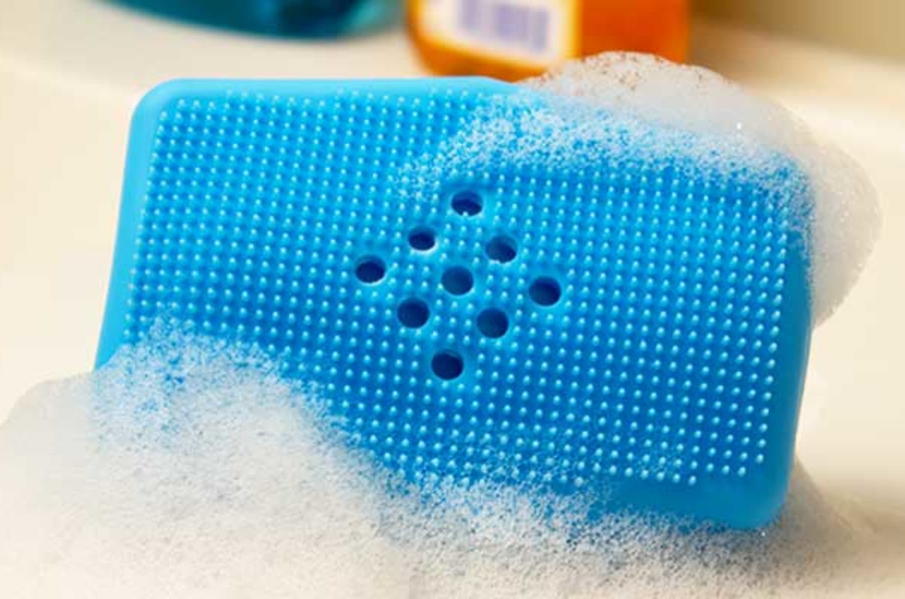 Sud Stud | Soap Saving Silicone Scrubber Sky Blue