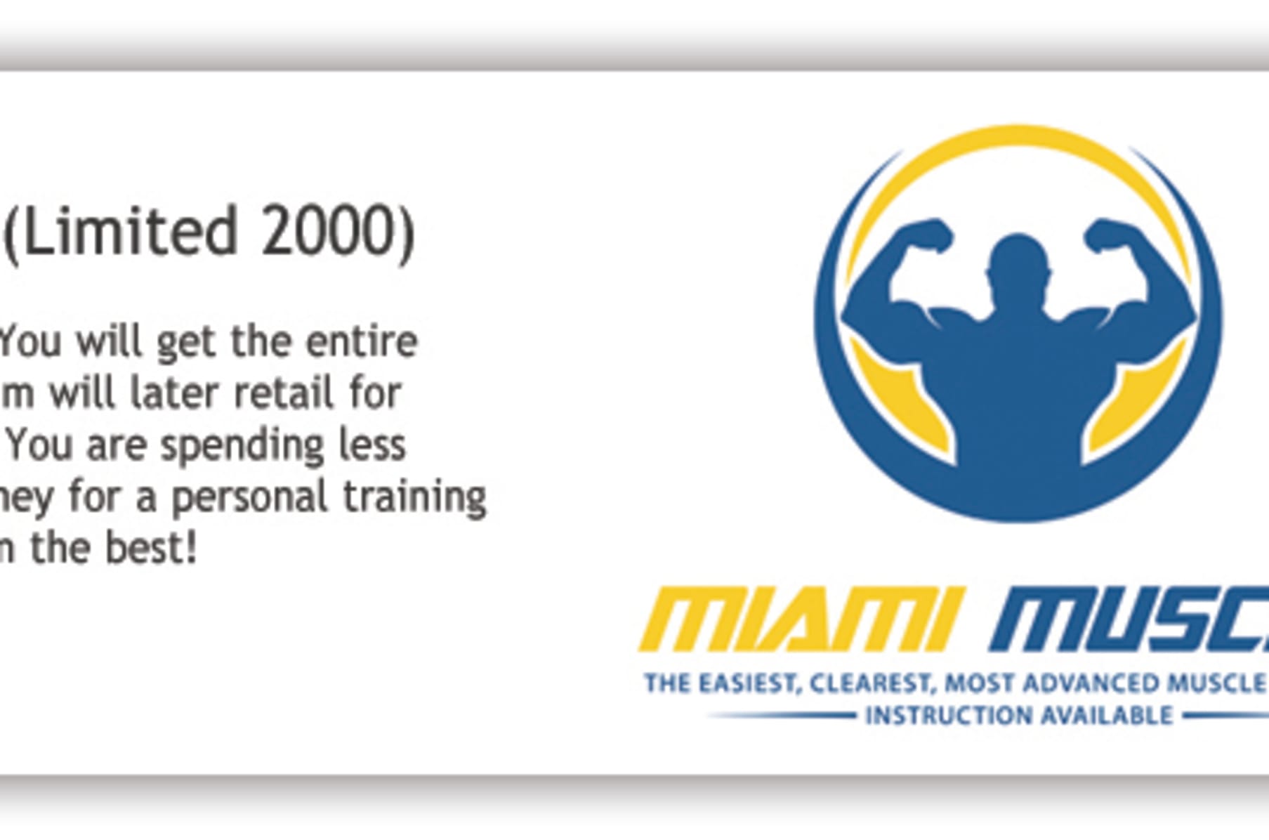 Miami Muscle The Easiest Way To Learn Muscle Building And Get Your Dream Body Indiegogo Www.miamimuscleusa.com using advanced animation and credible information from a world champion, miami muscle provides muscle building instruction in a new way. miami muscle the easiest way to learn