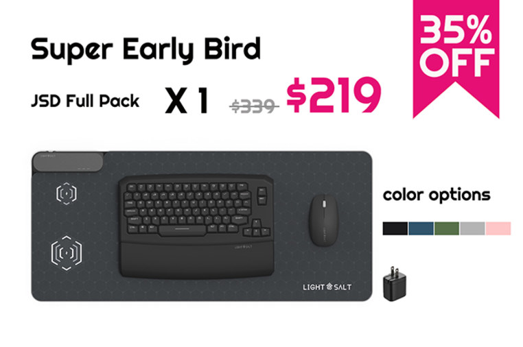 JSD One Mat Solves All Cables on Desk Indiegogo