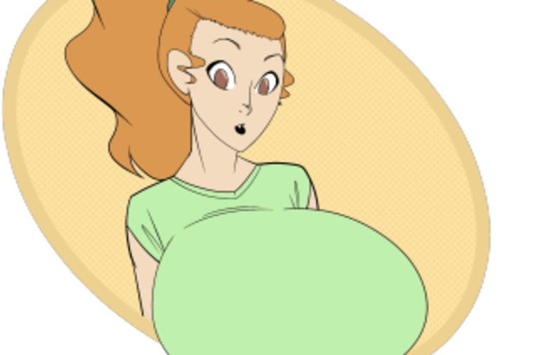 Breast expansion animation