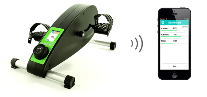 Cycli First Social Under Desk Cycle Indiegogo