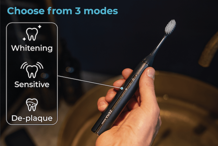 ZERA Sonic 2-Way Toothbrush Kit | KICKSTARTECH