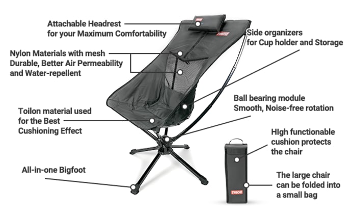 Talon 360 Degrees Outdoor Mega Size Foldable Chair | Indiegogo Talon 360 Degrees Outdoor Mega Size Foldable Chair | Indiegogo