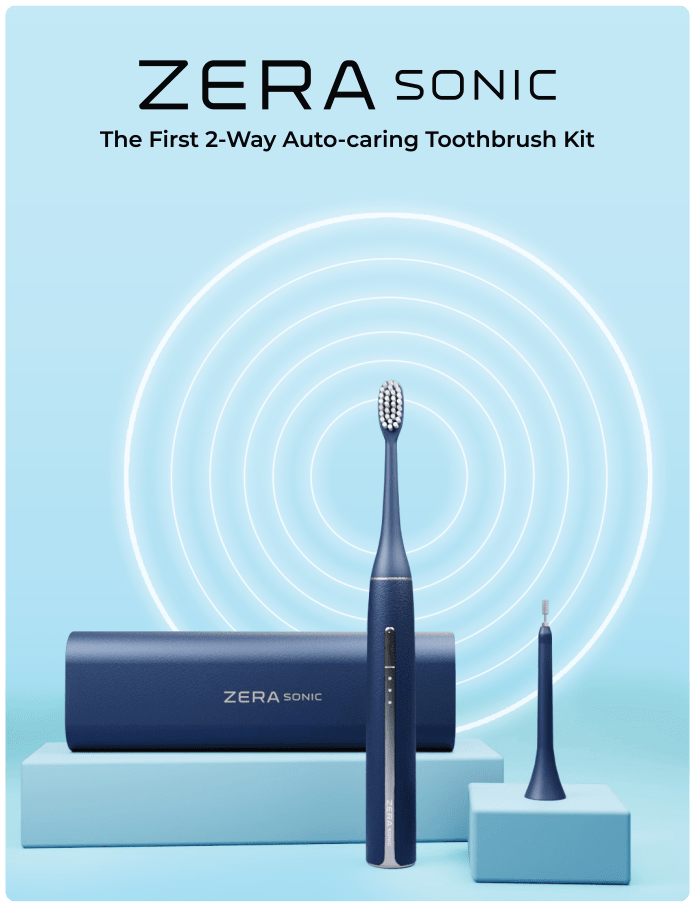 ZERA Sonic 2-Way Toothbrush Kit | KICKSTARTECH