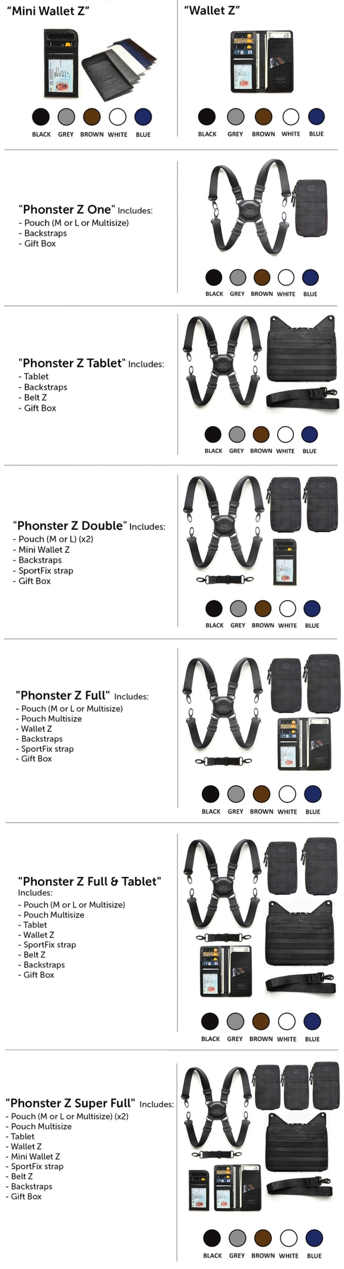 Phonster Z - Leather Phone Holster for EDC items | Indiegogo