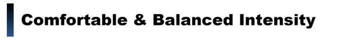 comfortable and balanced