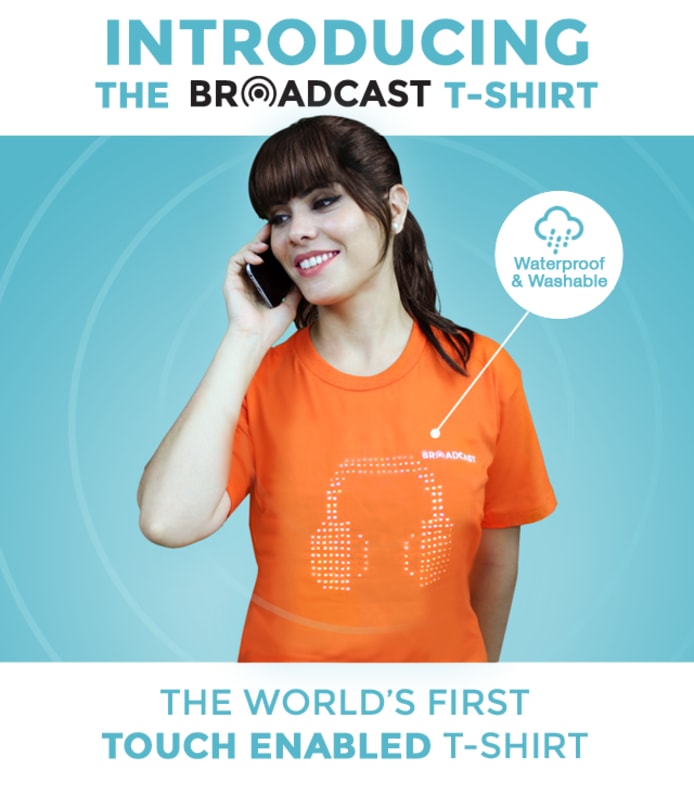 World s First Touch Enabled T shirt Indiegogo