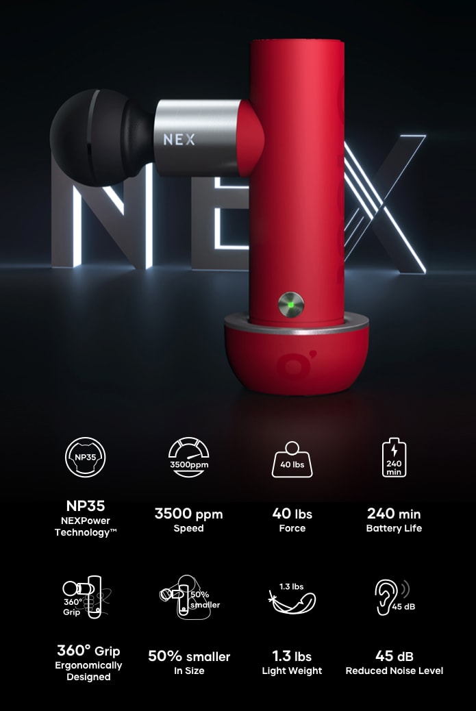 OYEET O'YEET NEX PRO マッサージガン/ブラック 楽天市場】O'Yeet NEX PRO 筋膜リリース USB充電 アタッチメント