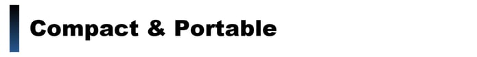 compact and portable