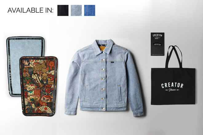 ジャケット・アウター JIMWAG BOXLOGO denim setup jacket jimwag BOXLOGO denim setup jacket&pants Modular Denim Jackets with