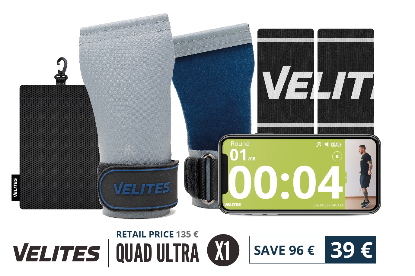Quad Ultra Hand Grips by Velites 