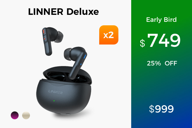 LINNER Deluxe Top Hearing Aids with Best Speakers Indiegogo