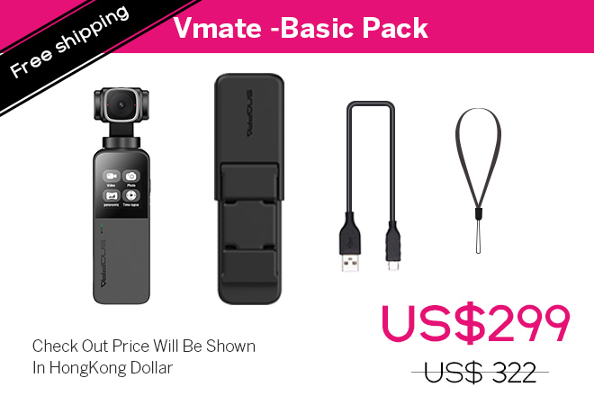 Vmate:Palm-sized gimbal camera with all your needs | Indiegogo