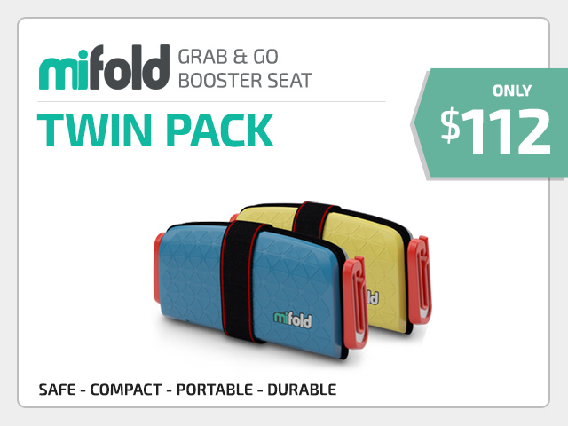 mifold the Grab and Go Booster seat Indiegogo