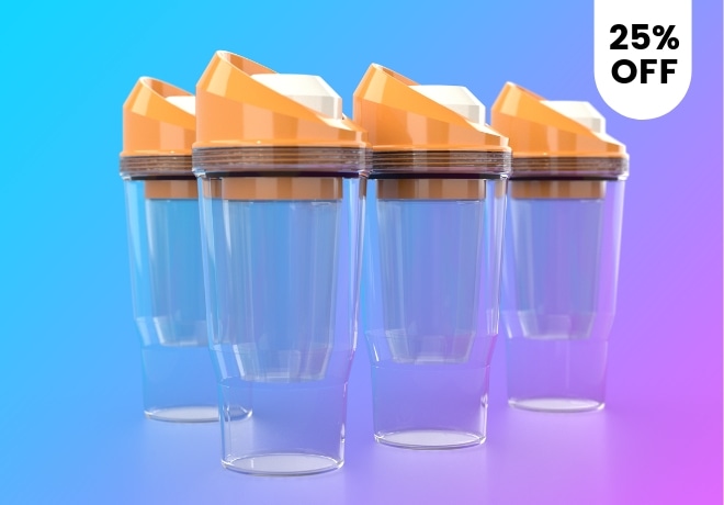 The CrunchCup: Portable cereal and milk tumbler.