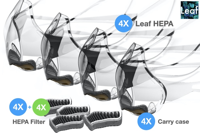 Leaf Mask World S First Fda Uv C N99 Clear Mask Indiegogo