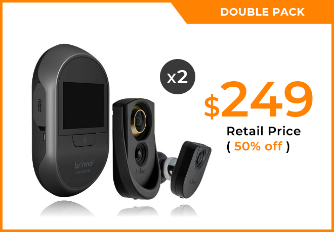 Brinno Duo Smart Peephole Home Security Camera Indiegogo