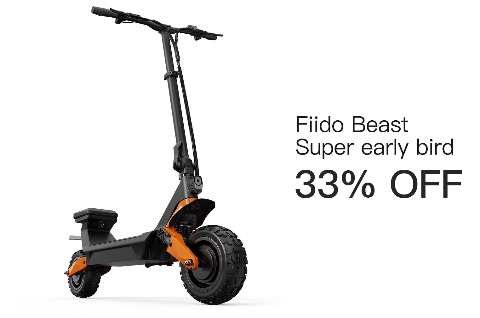 Fiido Beast Trottinette électrique Avec Siège, 50% OFF