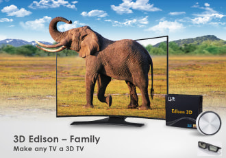 3d Edison Make Any Tv A 3d Tv Indiegogo