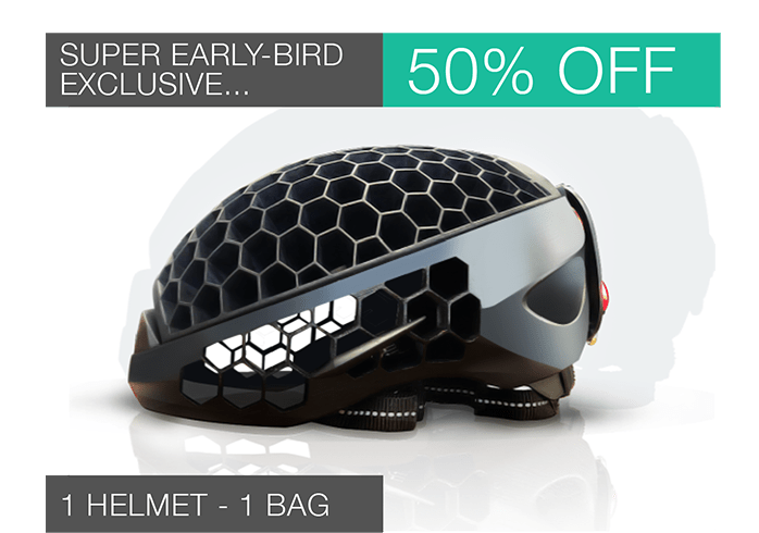 Cyclo Packable Helmet Made With Recycled Plastic Indiegogo