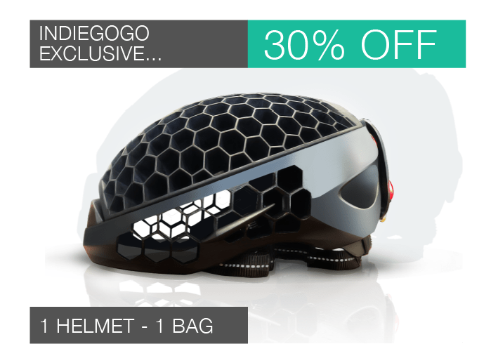 Foldable helmet indiegogo