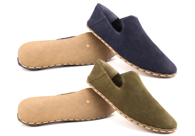 leather grounding shoes