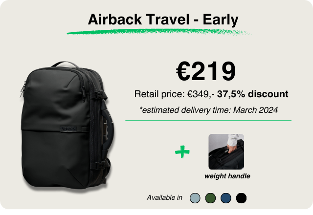 Airback - Backpack with Built-in Compression Tech