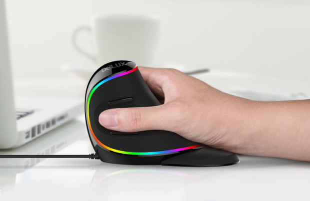 Conheça “Delux” um mouse vertical que promete ser ideal para protege seu pulso 