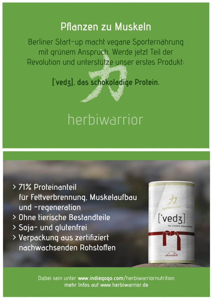 A Protein Shake With A Green Attitude Indiegogo