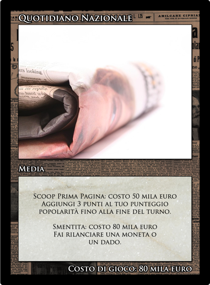 Professione Politico Gioco Di Carte Indiegogo