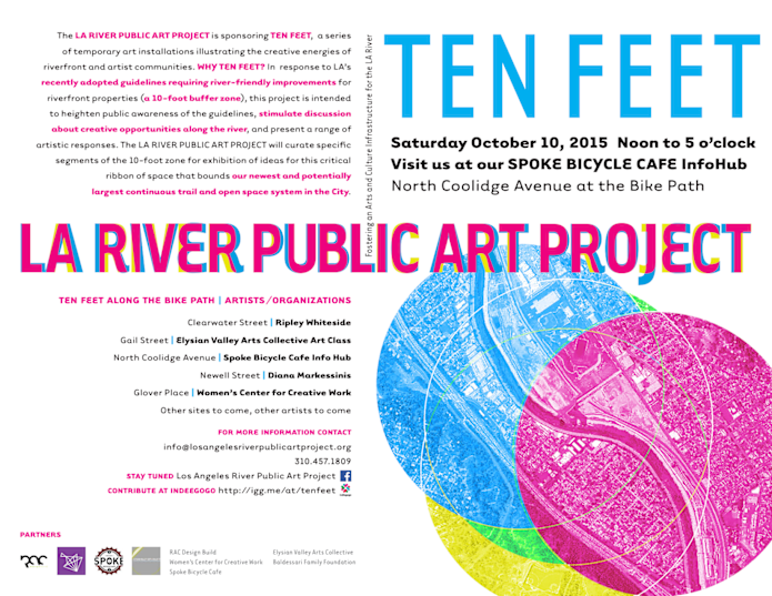 La River Public Art Project Ten Feet 10 10 15 Indiegogo