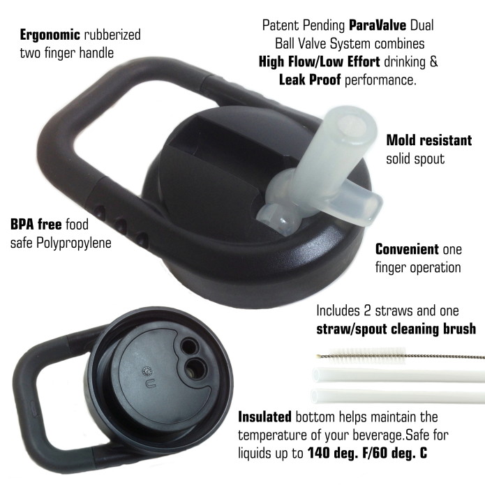 hydro flask leak proof straw lid