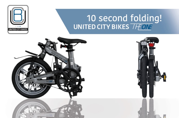 united electric folding bike