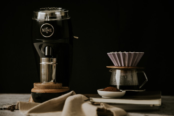 Niche Zero The Best Conical Burr Coffee Grinder Indiegogo