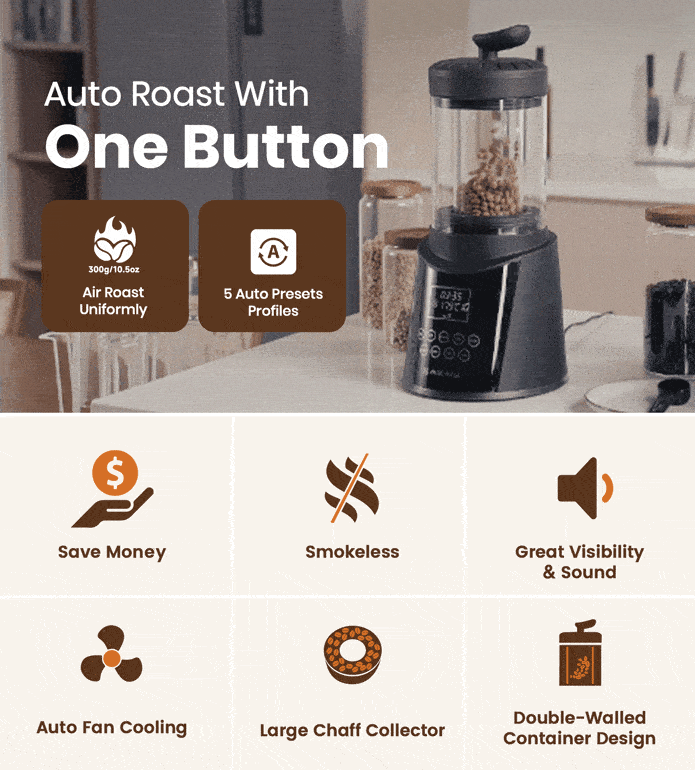 ROMAWorld Largest Capacity Home Coffee Roaster Indiegogo